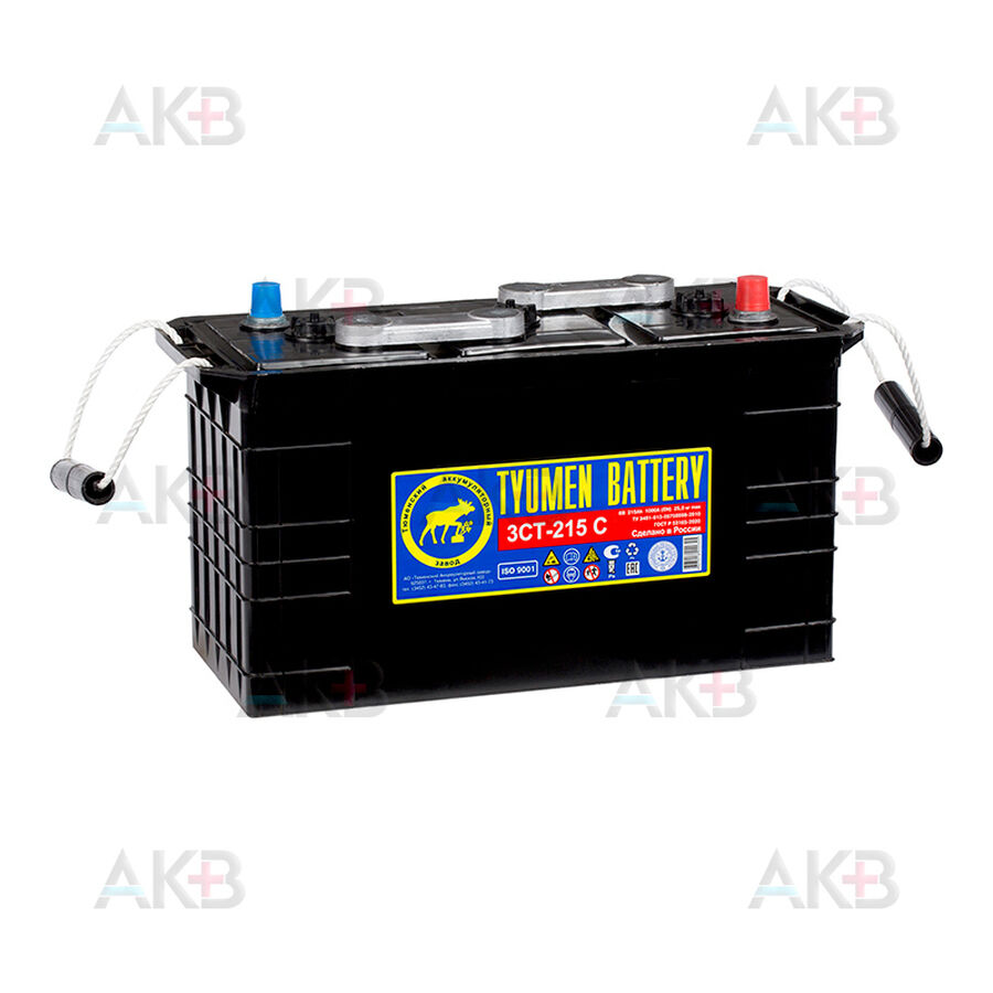 Аккумулятор Tyumen Battery Standard 3СТ-215N 6 вольт 215Ач 1000A (416x182x235) сухозаряж.