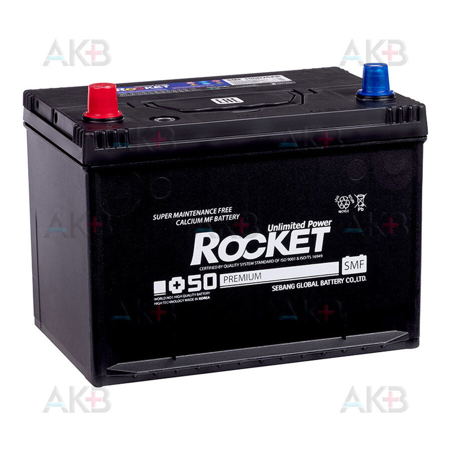Аккумулятор Rocket 100D26AR 74Ah 800A прям. пол. (260x173x205) низкий