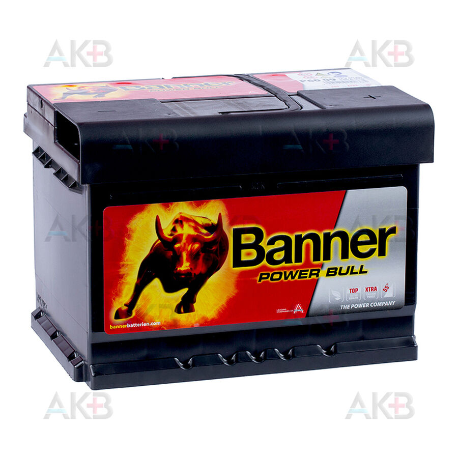 Аккумулятор BANNER Power Bull (60 09) 60R 540A 242x175x175