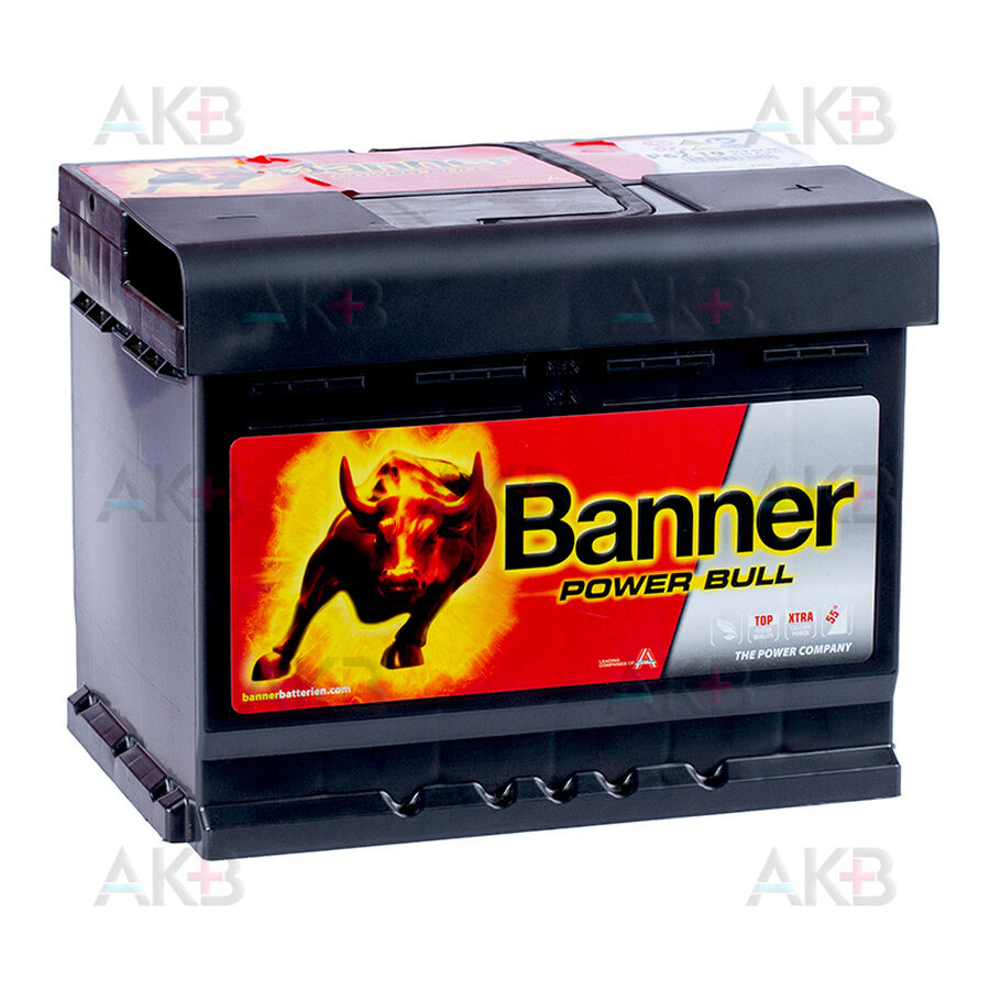 Аккумулятор BANNER Power Bull (62 19) 62R 550A 241x175x190