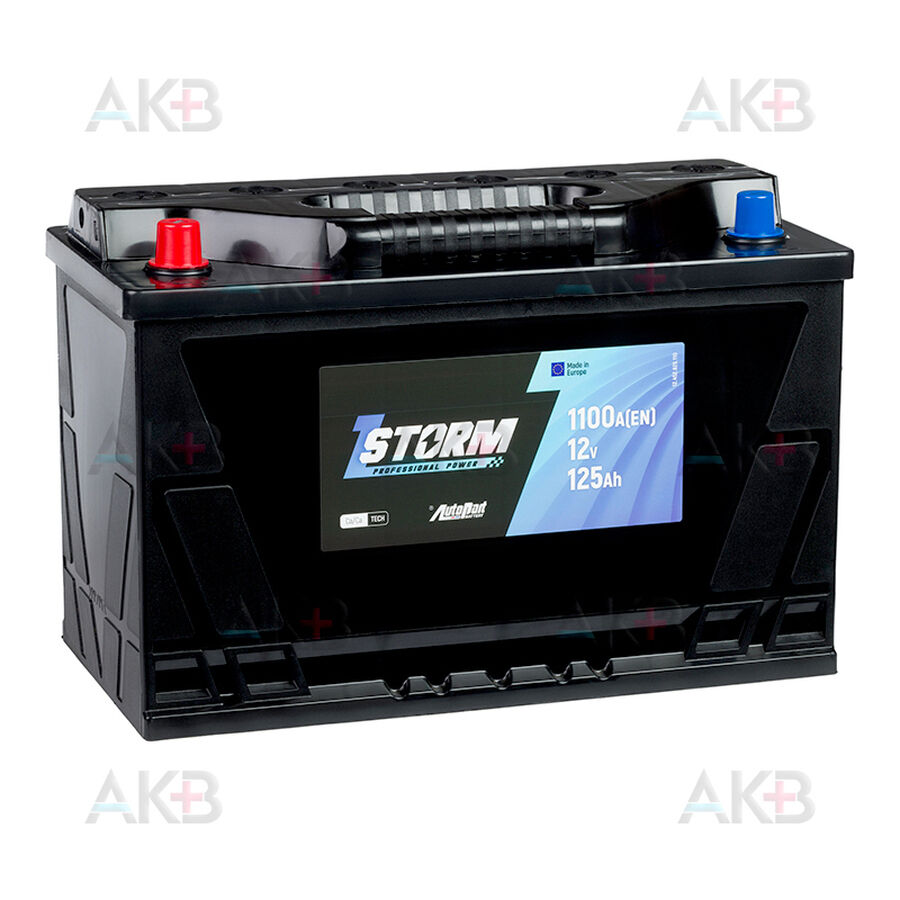 Аккумулятор Storm Asia 125L 1100A 350x175x230