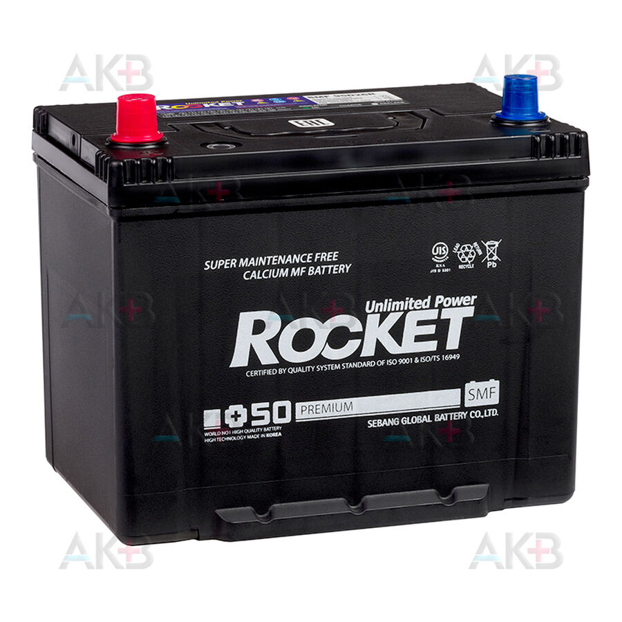 Аккумулятор Rocket 95D26R 85Ah 710A (260x175x225) прям. пол.