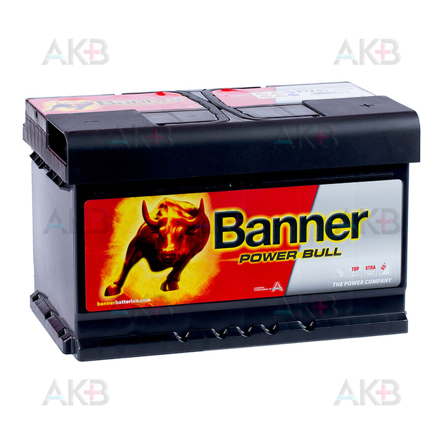 Аккумулятор BANNER Power Bull (72 09) 72R 670A 278x175x175