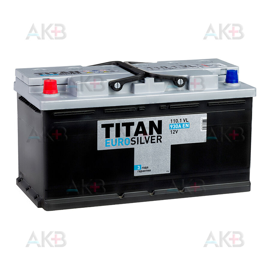 Аккумулятор Titan Euro Silver 110L 950A 353x175x190