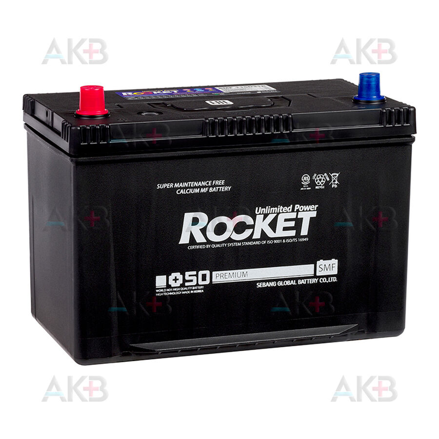 Аккумулятор Rocket 115D31R 95Ah 800A (305x173x225) прям. пол.