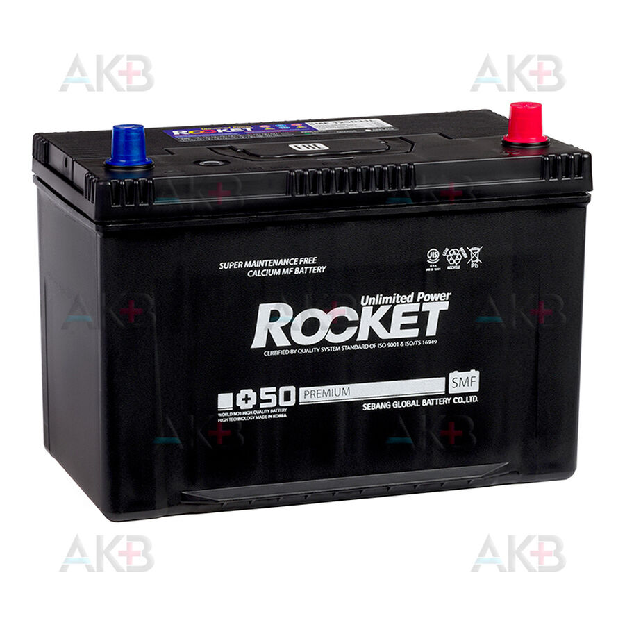 Аккумулятор Rocket 125D31L 100Ah 830A (305x173x225) обр. пол.