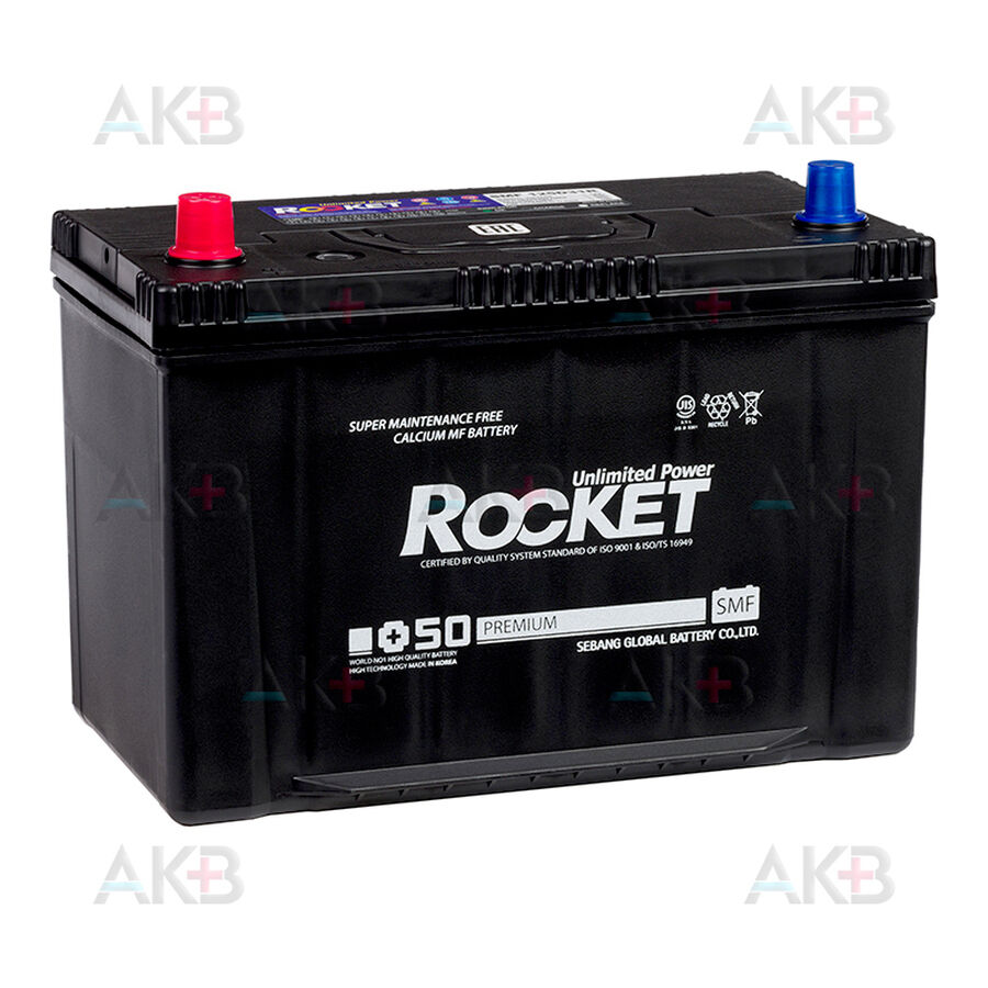 Аккумулятор Rocket 125D31R 100Ah 830A (305x173x225) прям. пол.
