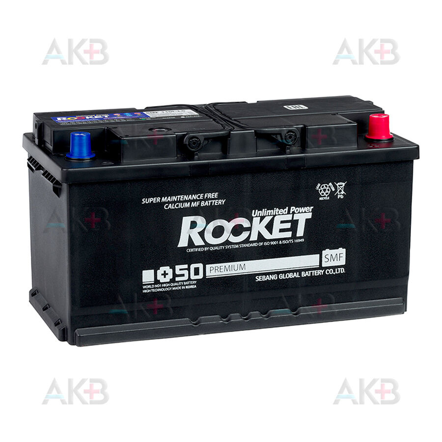 Аккумулятор Rocket 110Ah 860A обр. пол. (353x175x190) SMF 110L-L5