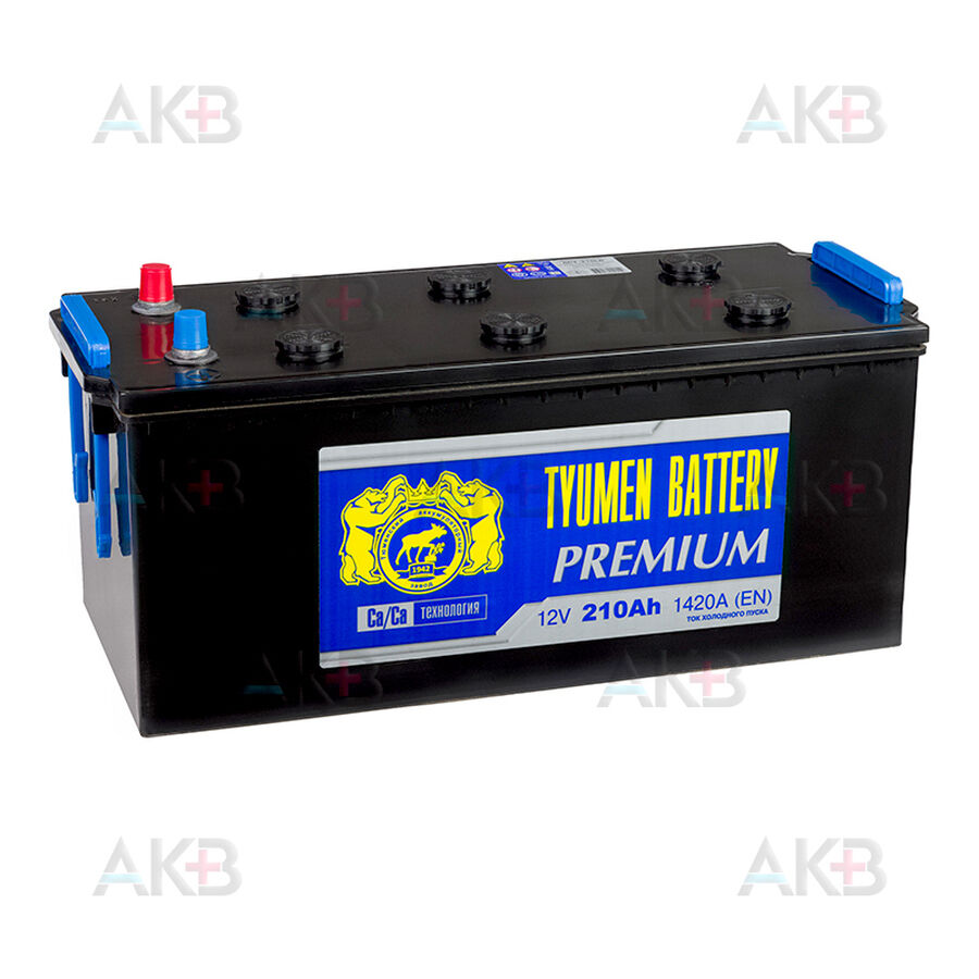 Аккумулятор Tyumen Battery Premium 210 Ач прям. пол. 1420A (518x228x236)