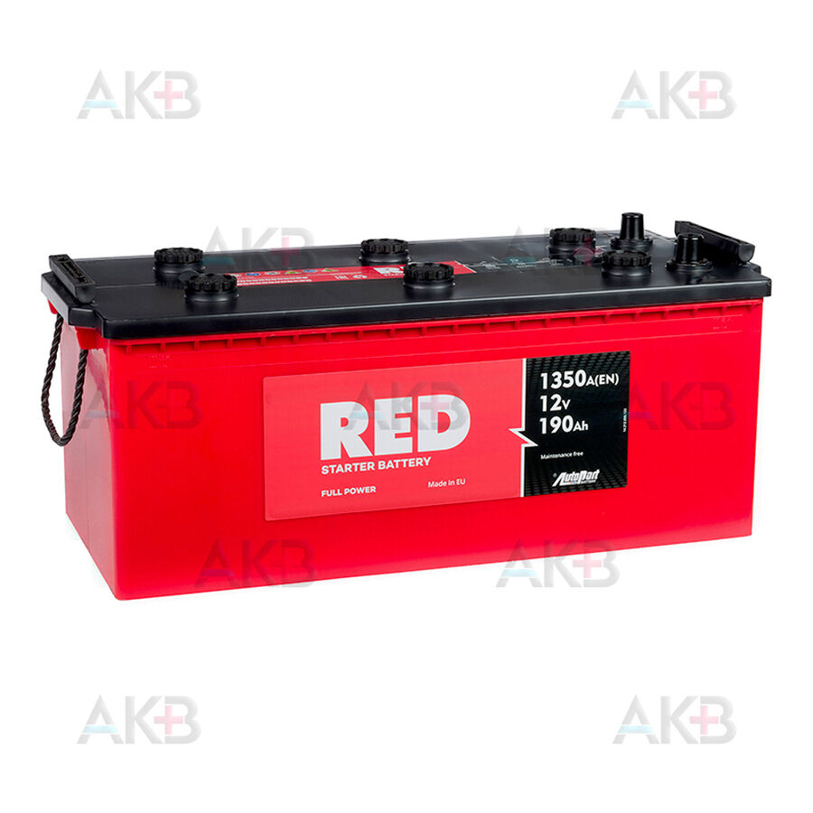 Аккумулятор Red 190 euro (1300А 513x223x217)