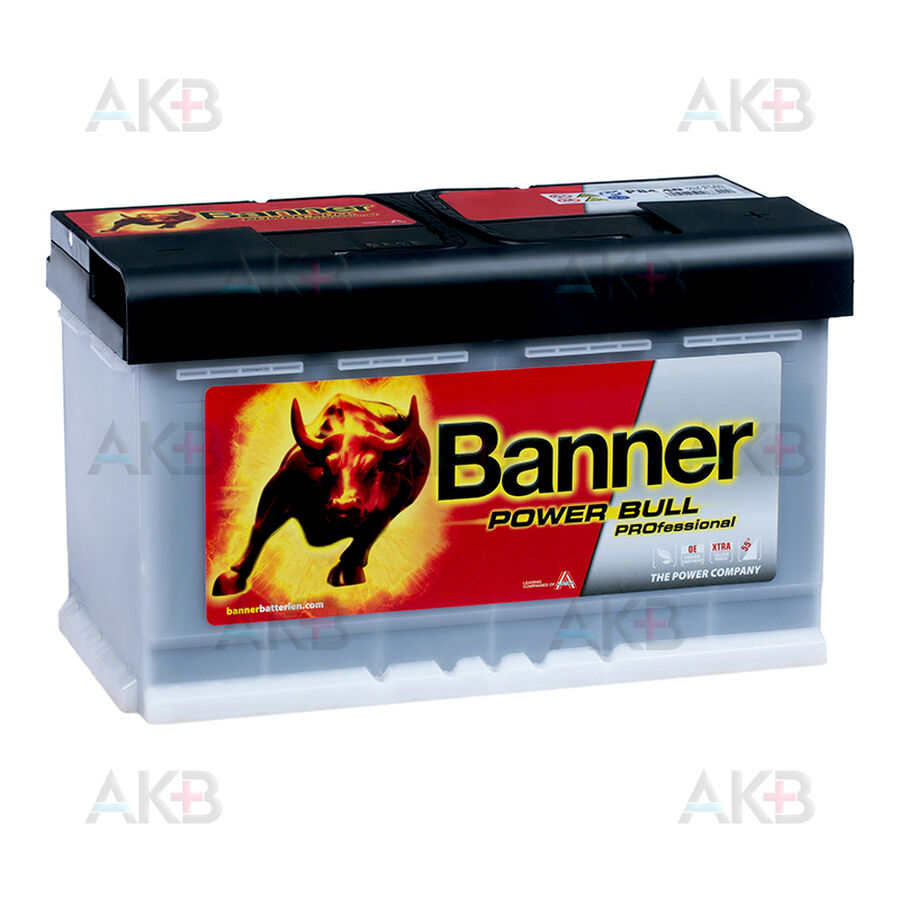 Аккумулятор BANNER Power Bull Pro (84 40) 84R 760A 315x175x190