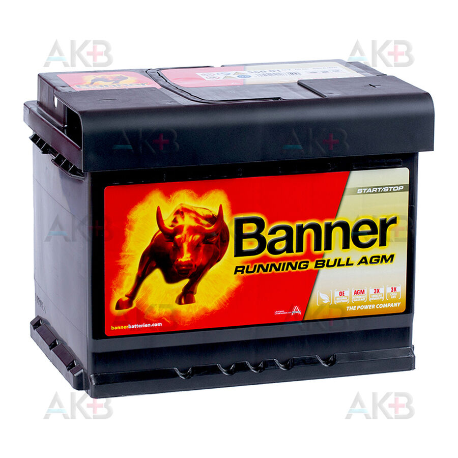 Аккумулятор BANNER Running Bull AGM Start-Stop (56 001) 60R 640A 242x175x190