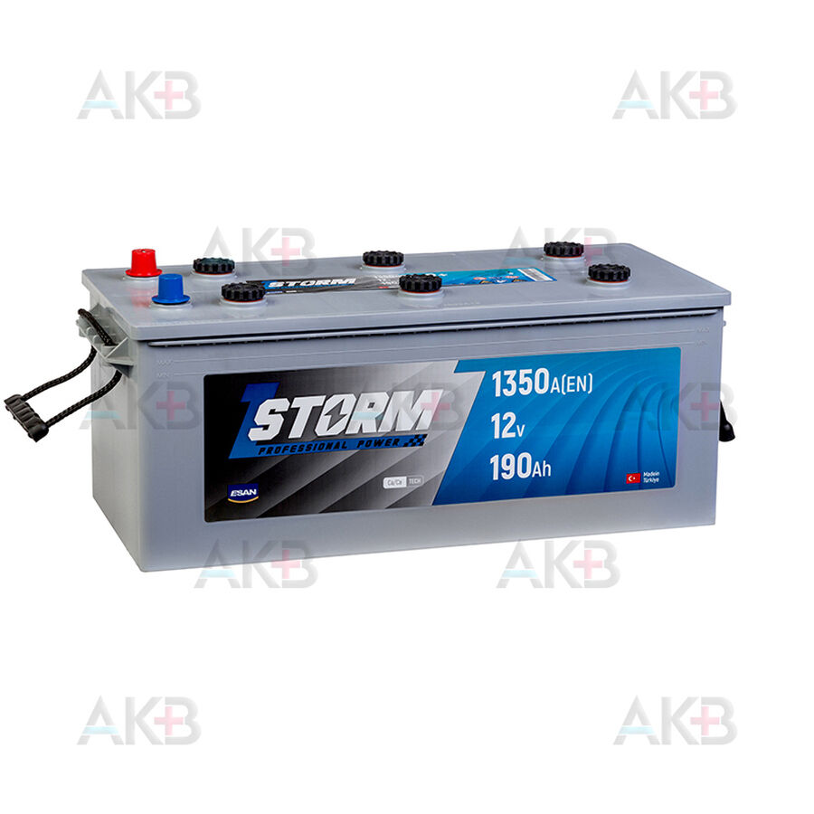 Аккумулятор Storm Professional Power 190 евро 1250A 513х223х223