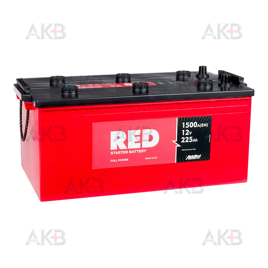 Аккумулятор Red 225 euro (1500А 518x273x223)