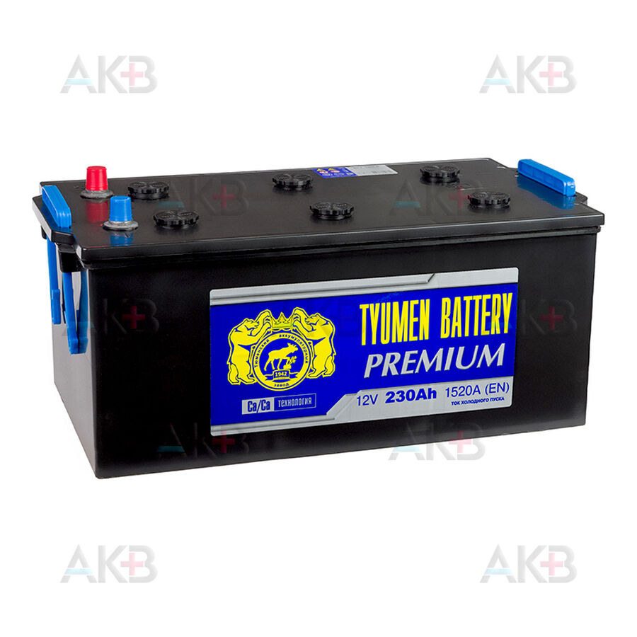 Аккумулятор Tyumen Battery Premium 230 Ач обр. пол. 1520A (518x278x235)