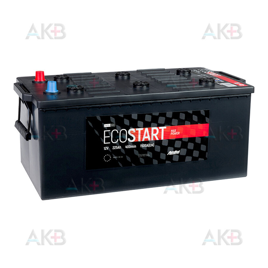 Аккумулятор Ecostart 225 euro (1500А 518x273x223)