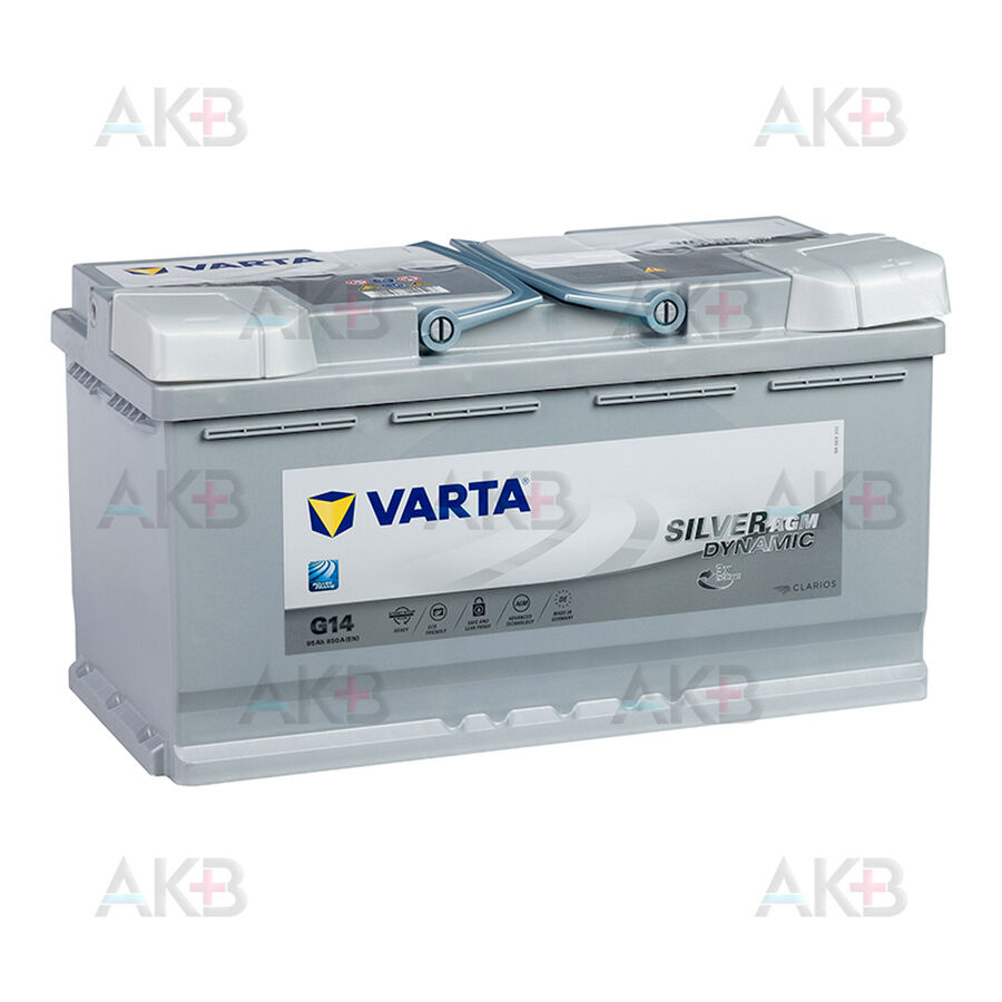 Аккумулятор Varta Silver Dynamic AGM G14 95R (Start-Stop) 850A 353x175x190