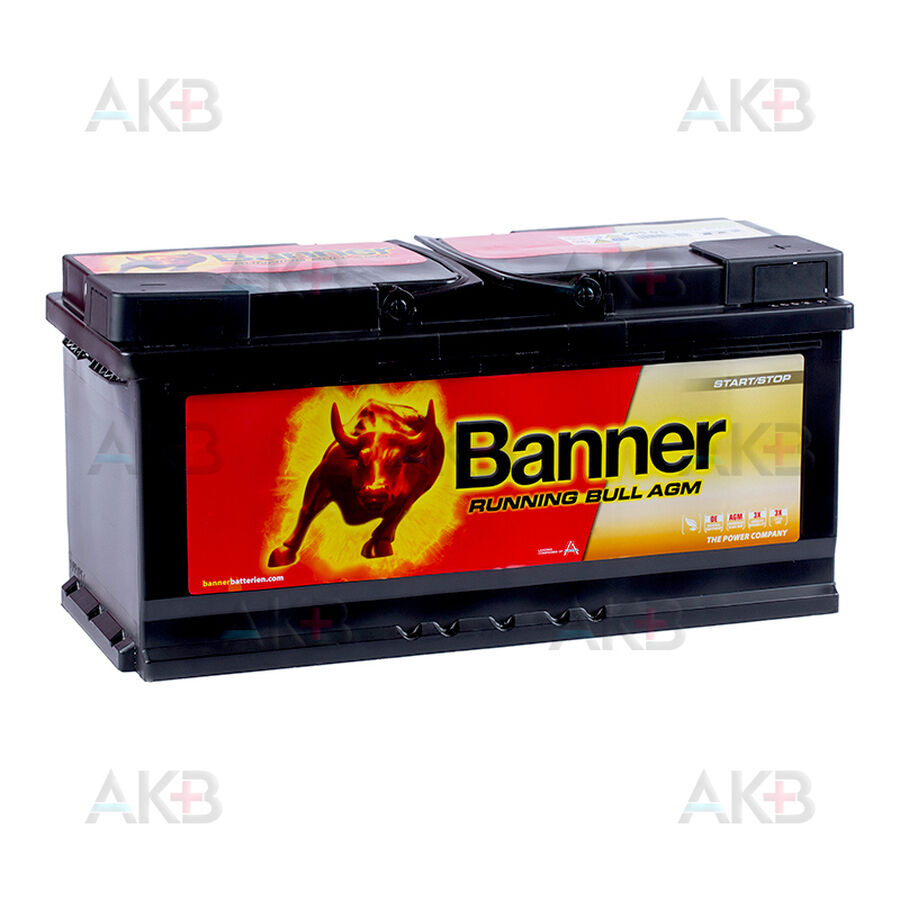 Аккумулятор BANNER Running Bull AGM Start-Stop (60 501) 105R 950A 394x175x190
