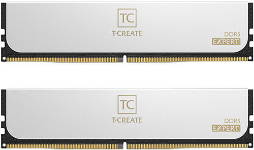 Оперативная память Team Group DDR5 32GB (2x16GB) 7200MHz T-Create Expert White (CTCWD532G7200HC34ADC01)