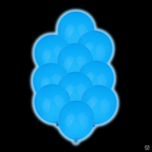 FNtastic Набор флуоресцентных воздушных шаров 10 шт, 9", 7 цветов 