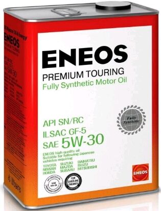 Масло моторное ENEOS Premium TOURING SN 5W30 4л