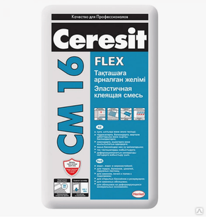 Клей для плитки эластичный CERESIT СМ-16, 25кг 