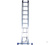 Лестница алюминивая трехсекционная универсальная (282/476/646 см) Алюмет 3х10 ст #1
