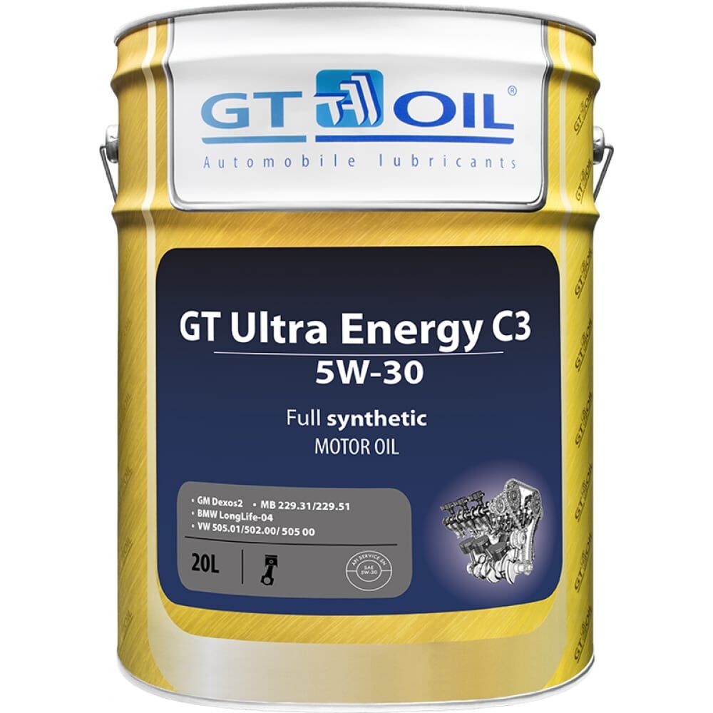 Масло GT OIL Ultra Energy C3 SAE 5W-30 API SMSN/CF