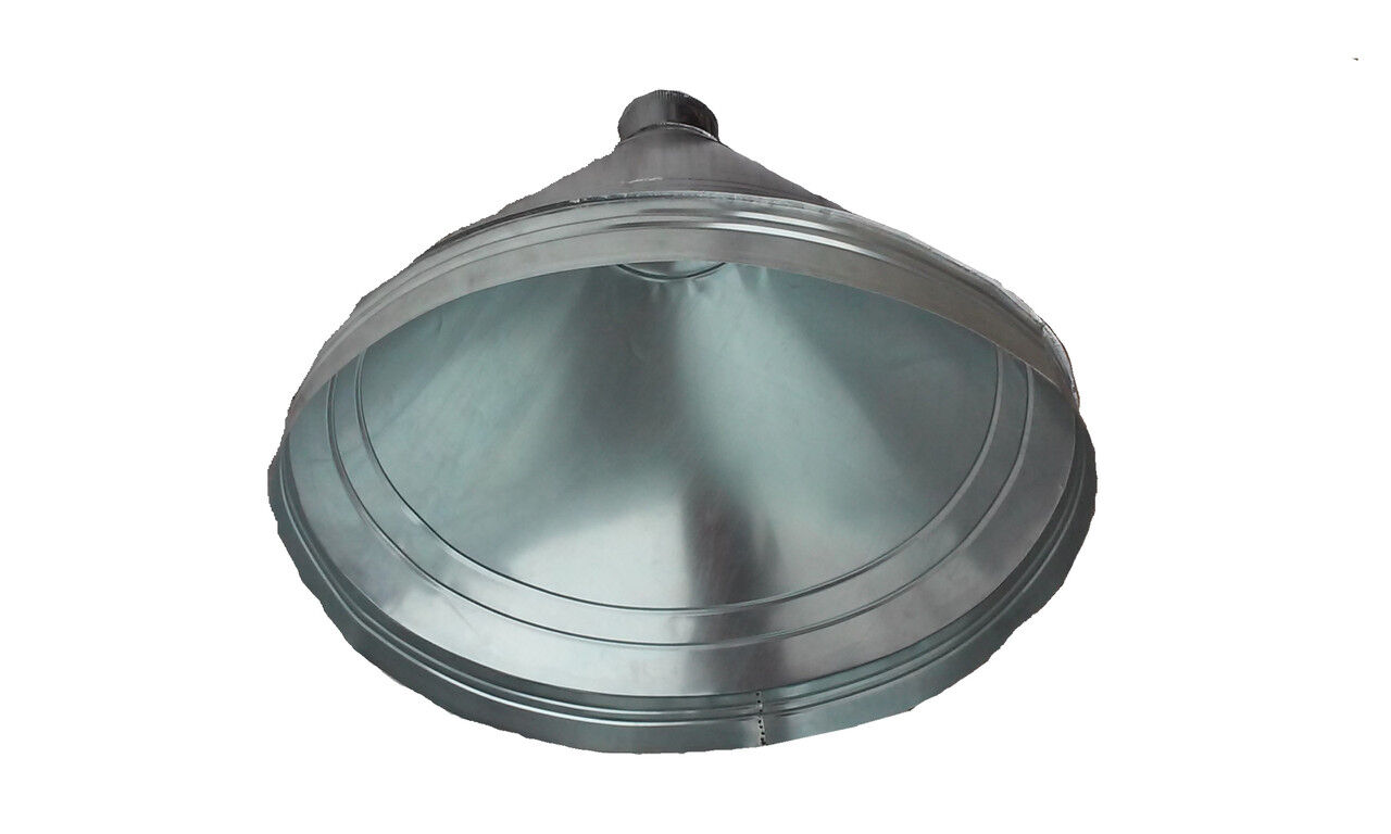 Зонт круглый Вид: вентиляционный, вытяжной, пластиковый, Д-метр: 250 мм