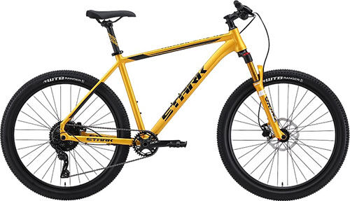 Велосипед Stark 24 Armer, 27.5, HD, золотой матовый/черный, 20 (HQ-0014064) 24 Armer 27.5 HD золотой матовый/черный 20 (