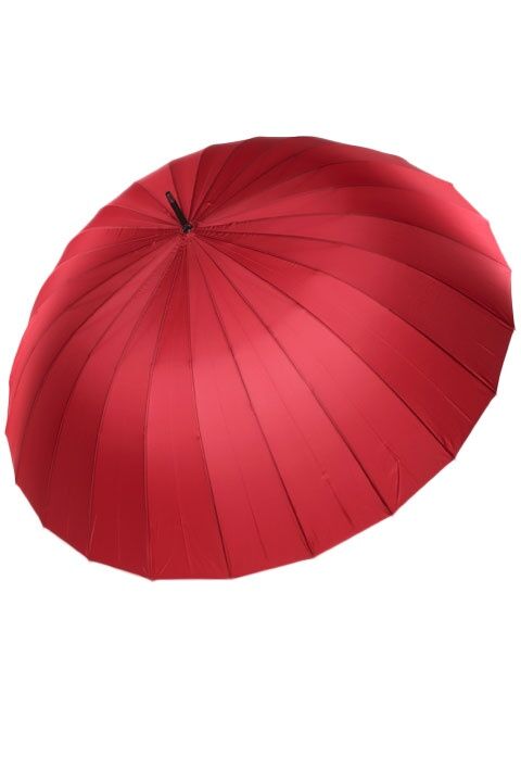 Зонт жен. Kang 4750-4 полуавтомат трость (бордовый)