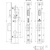 Корпус узкопрофильного замка Fuaro 4924-35/92 CP, с защелкой, м/о 92 мм, цвет хром #2