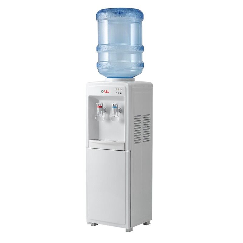 Кулер для воды напольный AEL LD-AEL-718C, нагрев/охлаждение электронное, со шкафом, белый