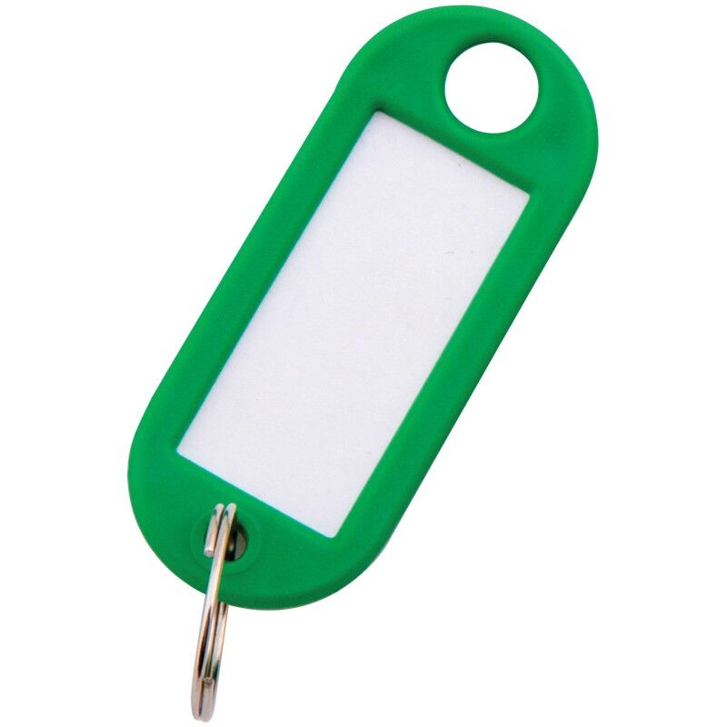 Набор брелоков для ключей OfficeSpace, 52 мм, 10 шт, зеленые