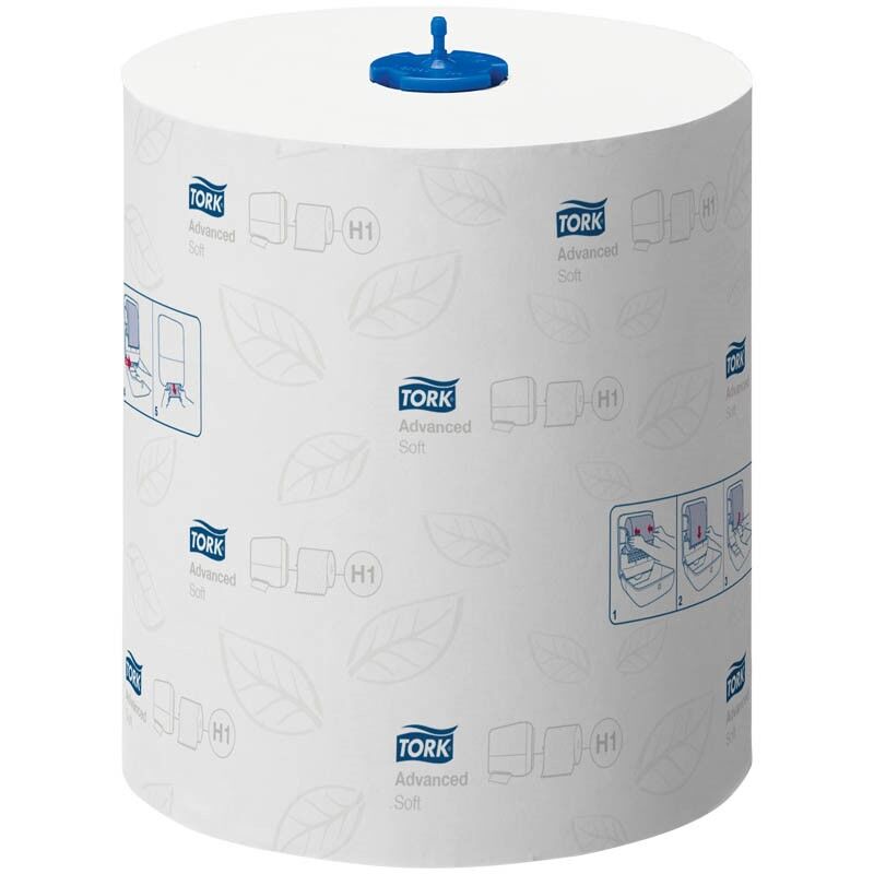 Полотенца бумажные в рулонах Tork Matic "Advanced.Soft" (Н1), 2-слойные, 150м/рул, тиснение, белые