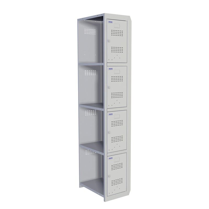 Шкаф для раздевалок модульный Практик ML-04-30 (дополнительный модуль), 1830х300х500, 1 секция S23099441202