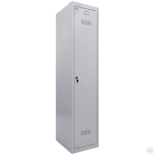 Шкаф для раздевалок модульный Практик ML-11-40 (базовый модуль), 1830х400х500, 1 секция #1