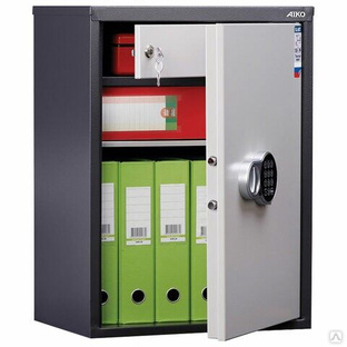 Шкаф металлический для документов AIKO "SL-65ТEL" ГРАФИТ, 630х460х340 мм, 17 кг, S10799060902 #1
