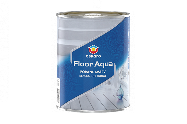 Краска для полов износостойкая Eskaro Floor Aqua 0,9л