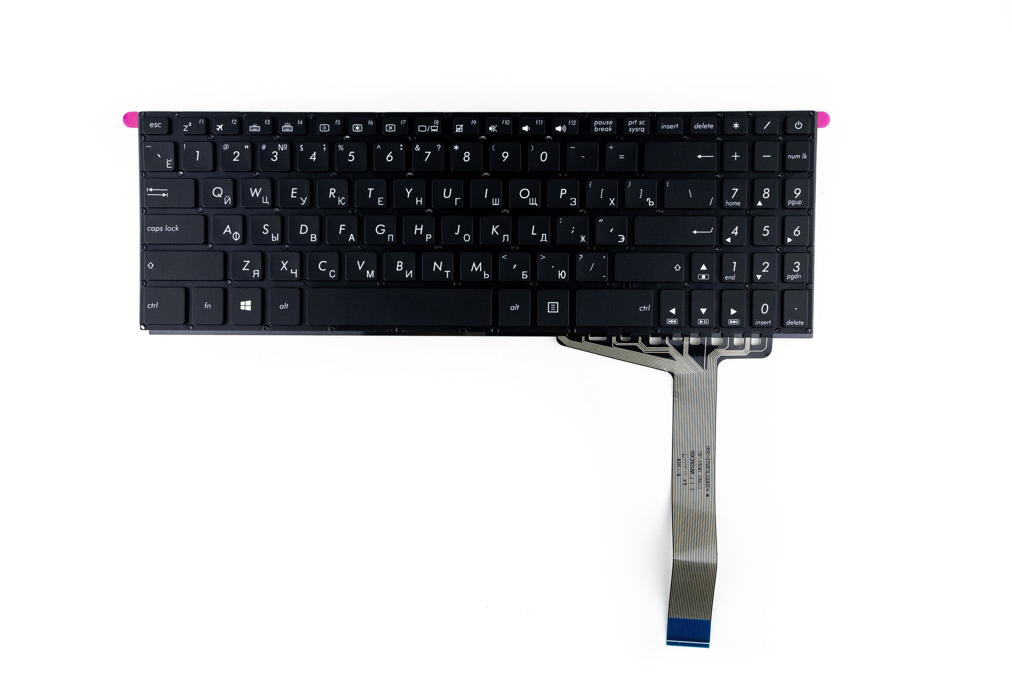 Клавиатура для Asus FX570UD с белой подсветкой p/n: AEXKI701020, 0KNB0-5603RU00, ASM17B1