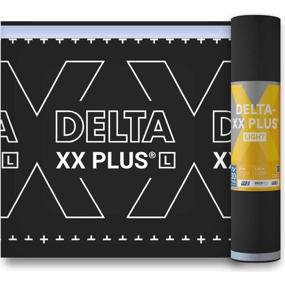 Диффузионная мембрана для укладки на утеплитель Delta XX PLUS LIGHT