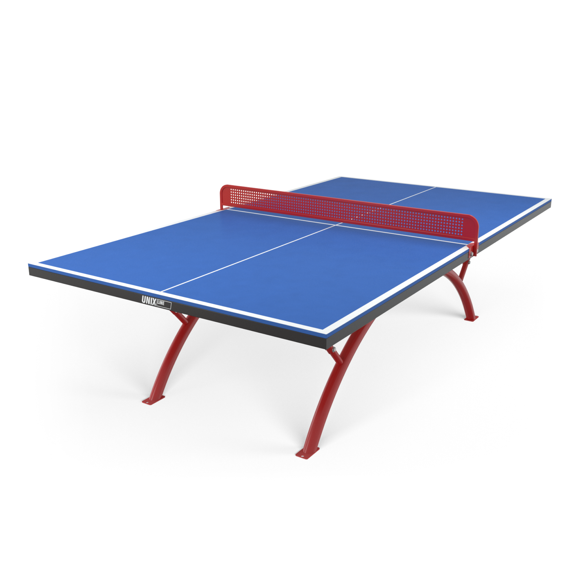 Антивандальный теннисный стол UNIX Line 14 mm SMC (Blue/Red) Антивандальные