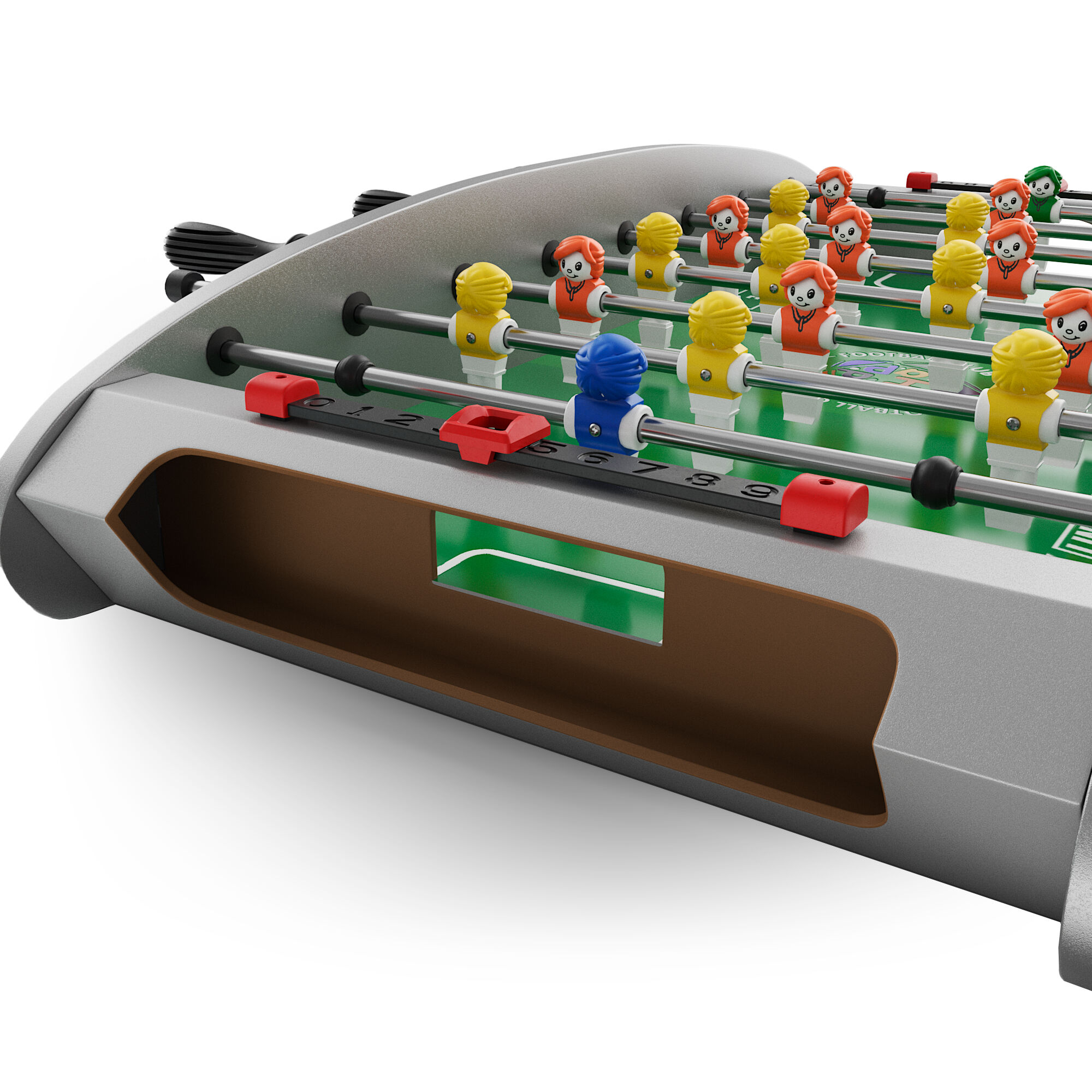 Игровой стол UNIX Line Мини Футбол - Кикер настольный (61х28 cм) UNIX Line™ Настольный футбол 11