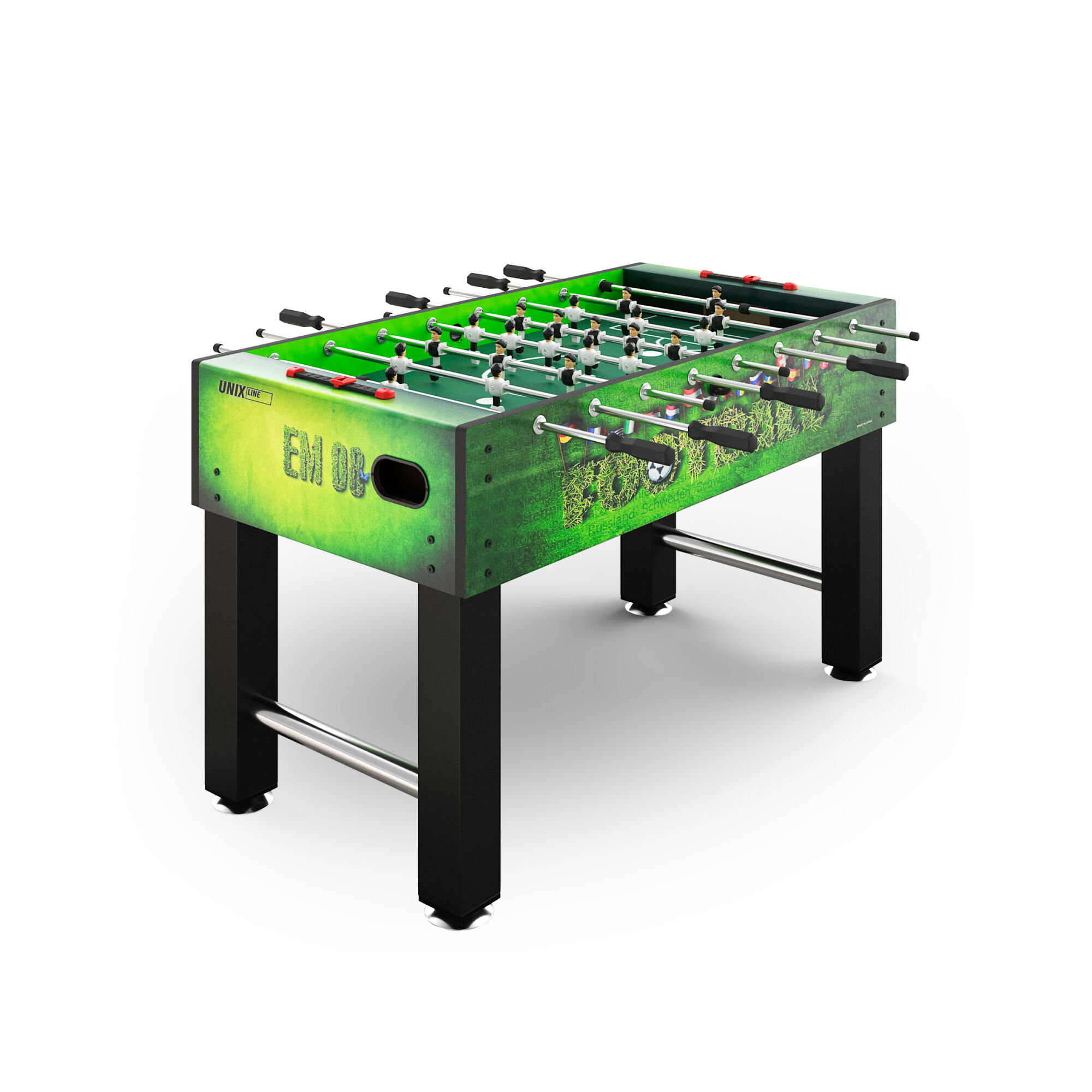 Игровой стол UNIX Line Футбол - Кикер (140х74 cм) Green UNIX Line™ Настольный футбол