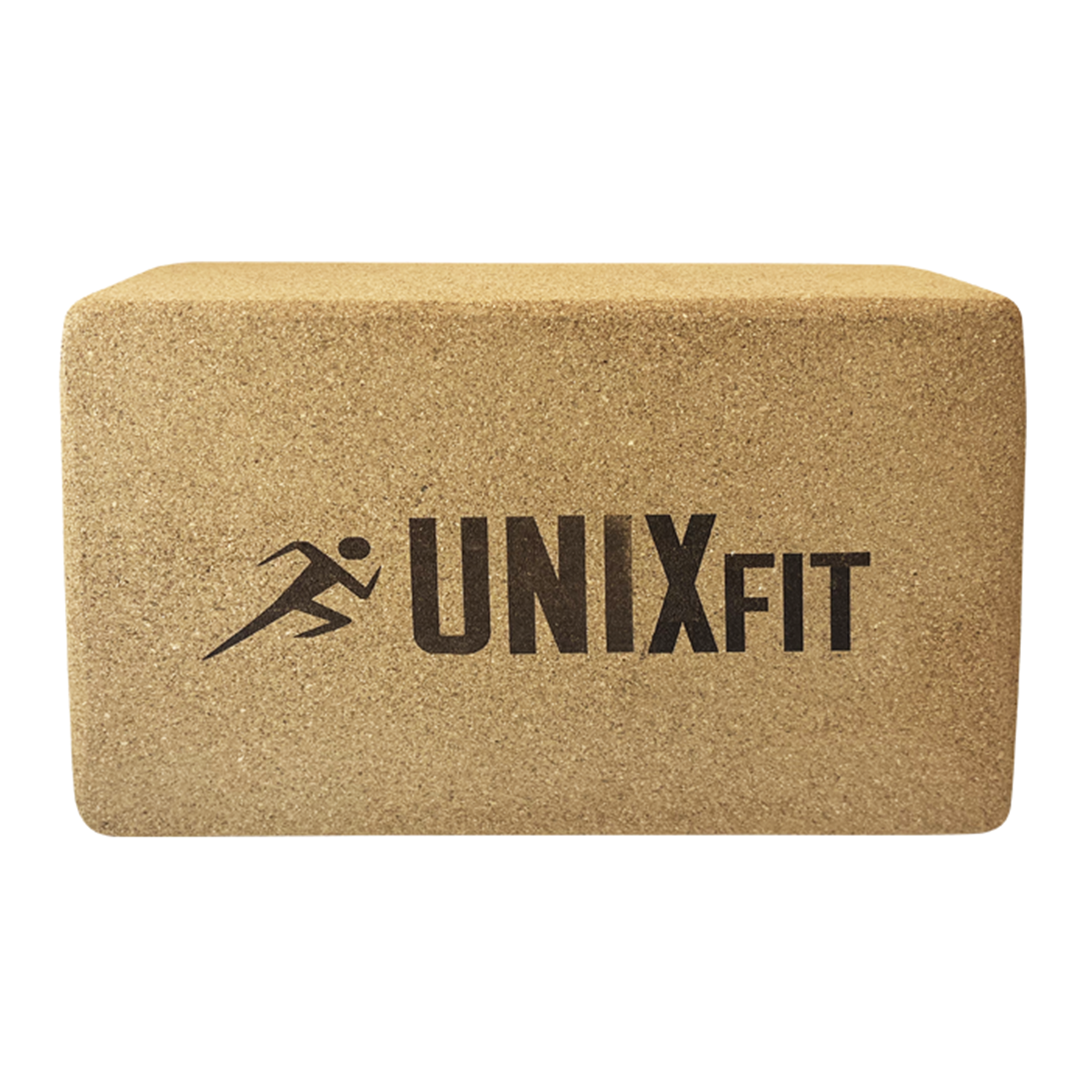 Блок для йоги и фитнеса UNIX Fit пробковый 22.5 х 15 х 7.5 см, 1 шт UNIX Fit™ Блоки для йоги и фитнеса