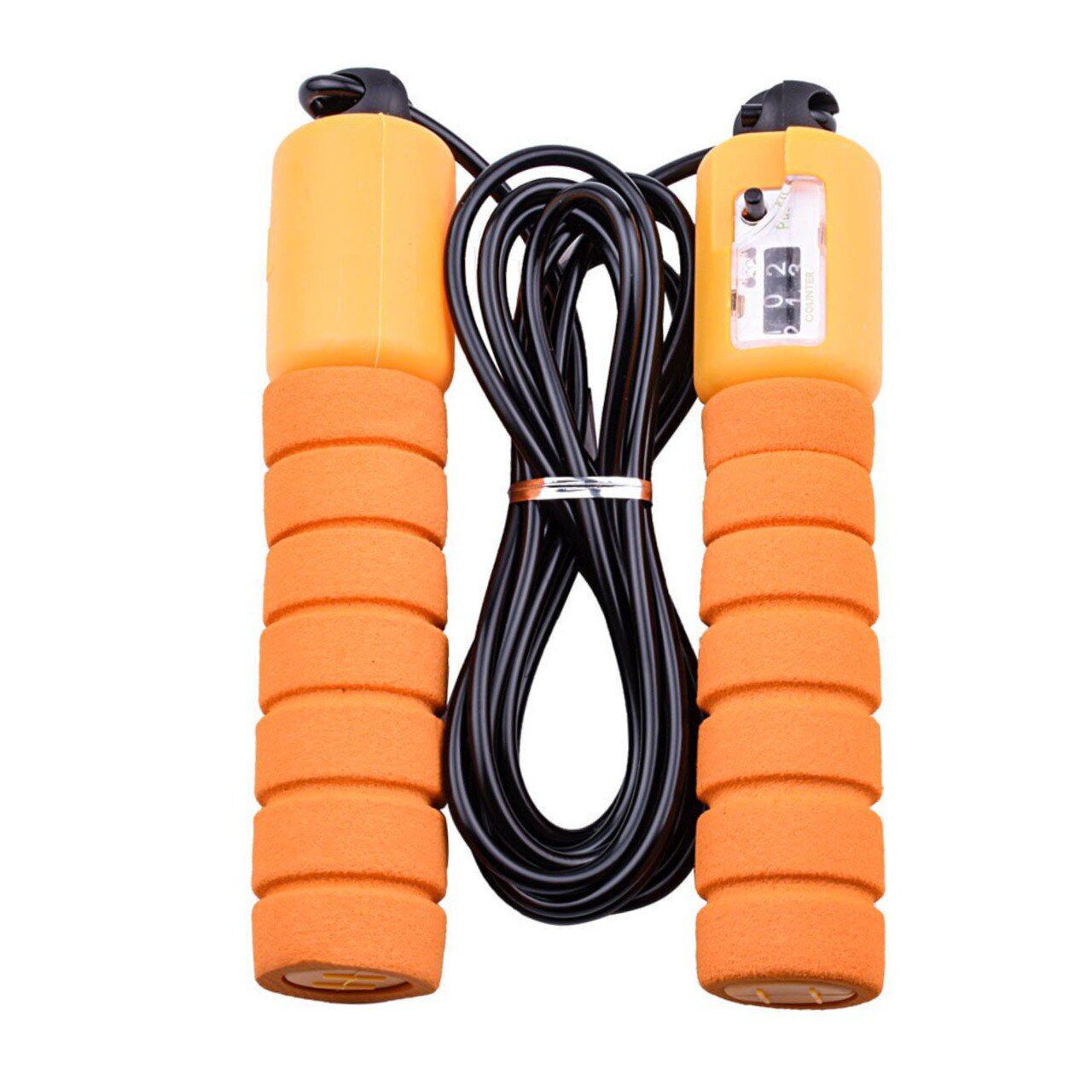 Скакалка UNIX Fit с механическим счетчиком прыжков, 287 см, оранжевая UNIX Fit™ Скакалки спортивные