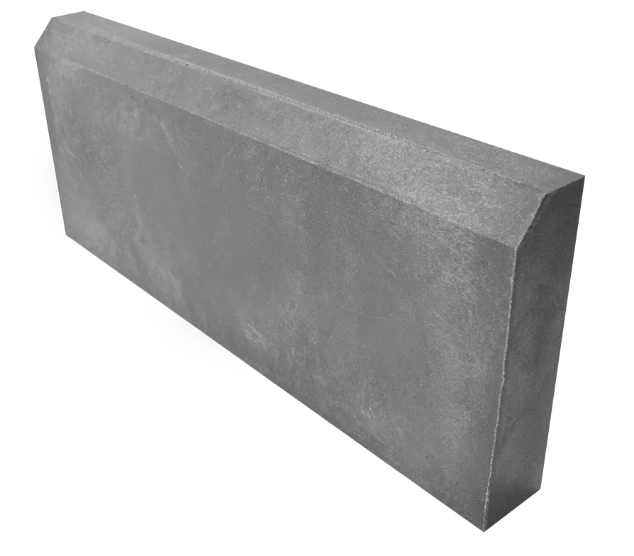 Бордюрный камень ПП 500х200х50мм Серый