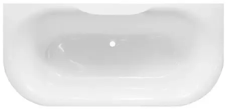 Ванна из литьевого мрамора «Эстет» Лира 170/80 с ножками без сифона белая