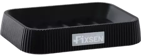Мыльница «Fixsen» Black Wood FX-401-4 на стол чёрная