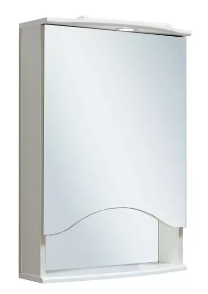 Зеркальный шкаф «Runo» Фортуна 50 с подсветкой белый правый